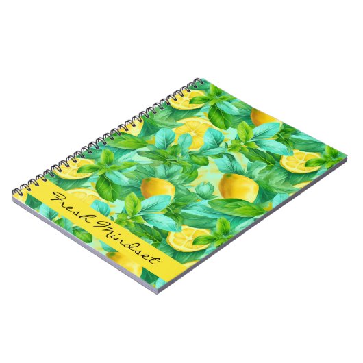 Fresh Lemons Waterverf School Notitieboek (Linkerzijde)