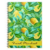 Fresh Lemons Waterverf School Notitieboek (Voorkant)