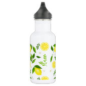Fresh lemons with flowers and leaves waterfles (Rechts)