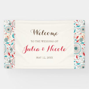 Fresh Lemony Love Citrus Foliage Vrijgezellenfeest Spandoek