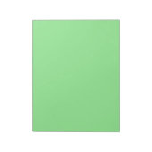 Fresh Light Green Notepad for Everyday Notes Notitieblok (Linkerzijde)