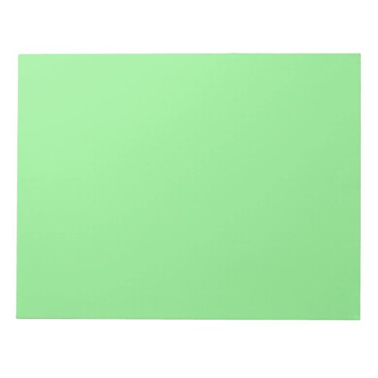 Fresh Light Green Notepad for Everyday Notes Notitieblok (Voorkant)