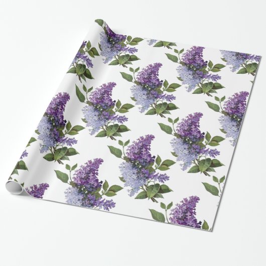 Fresh Lilacs Cadeaupapier (Uitgerold)
