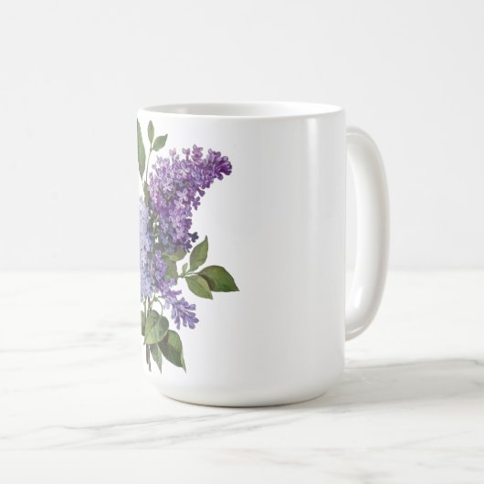 Fresh Lilacs - French Country Home Decor Koffiemok (Voorkant rechts)