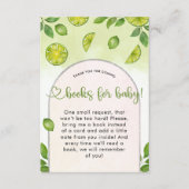 Fresh Limoen Citrus Gender Neutrale Boeken voor Ba Informatiekaartje (Voorkant)