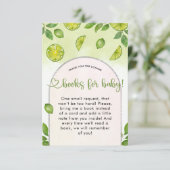 Fresh Limoen Citrus Gender Neutrale Boeken voor Ba Informatiekaartje (Staand voorkant)