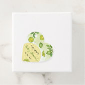 Fresh Limoen Citrus Genderneutraal Baby shower Bedankjes Labels (In situ)