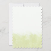 Fresh Limoen Citrus Genderneutraal Baby shower Kaart (Achterkant)