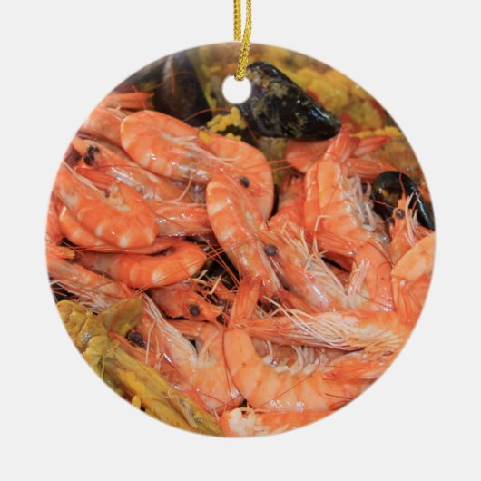 Fresh made Paella ornament (Voorkant)