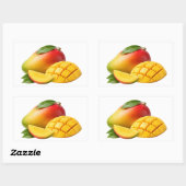 Fresh Mango Whole and Sliced Sticker (Vel)