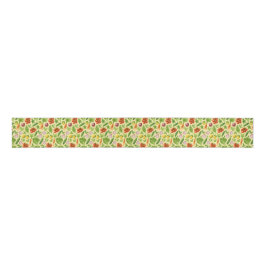 Fresh Market Veggie Ribbon — Soft Lemon Grosgrain Lint