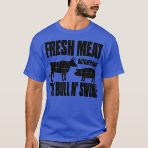 Fresh Meat Butcher Shop LGBT Gay Beer Pride T-shirt