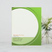 Fresh Metallic Geometric elke tekst en kleur Briefhoofd Ontwerp (Staand voorkant)