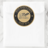  Fresh Milk Label Sjabloon (Tas)