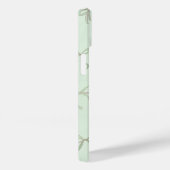 Fresh Mint Bow Pattern Case-Mate iPhone Case (Achterkant / Rechts)