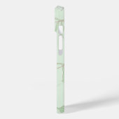 Fresh Mint Bow Pattern Case-Mate iPhone Case (Achterkant / Links)