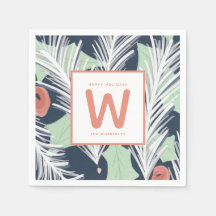 Fresh Mod Merry Holiday Party Servet