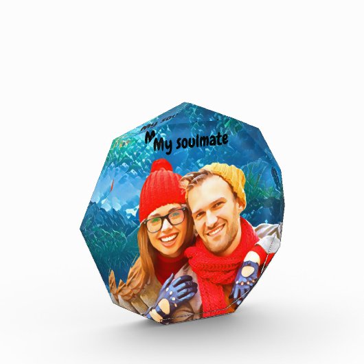 fresh modern personalized design red hearts fotoblokken (Links)