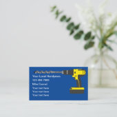 Fresh New Handyman Business Card Template Visitekaartje (Staand voorkant)