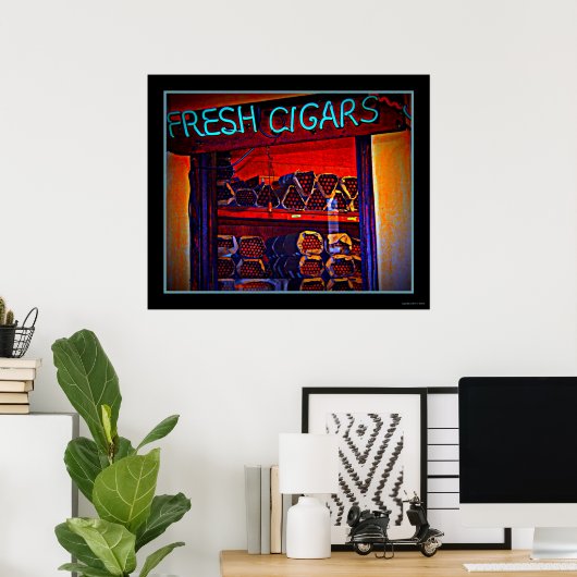 Fresh New Orleans Cigars Poster (Thuiskantoor)