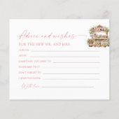 Fresh Off De Markt Advies En Wensen Bruids Kaart (Voorkant)