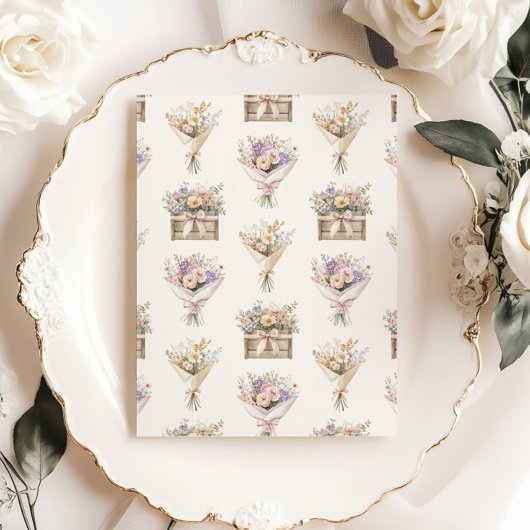 Fresh Off de markt Bloemenkar Vrijgezellenfeest Kaart