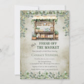 Fresh Off de markt Boerderij Stand Vrijgezellenfee Kaart (Voorkant)