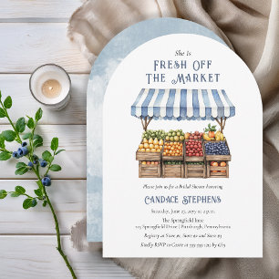 Fresh Off de markt Boerderij Stand Vrijgezellenfee Kaart