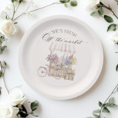 Fresh Off de Markt Boho Bloemenkar Bruid Papieren Bordje