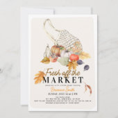 Fresh Off de Markt Franse Tas Herfst Vrijgezellenf Kaart (Voorkant)