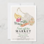 Fresh Off de Markt Franse Tas Vrijgezellenfeest Kaart (Voorkant)