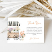 Fresh Off de markt Vrijgezellenfeest Dank u kaart