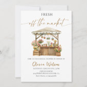 Fresh Off de markt Vrijgezellenfeest Partij Kaart (Voorkant)