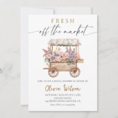 Fresh Off de markt Vrijgezellenfeest Partij Kaart (Voorkant)