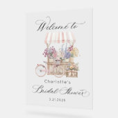 Fresh Off de markt Vrijgezellenfeest Welkom Acryl Bord (Hoek)