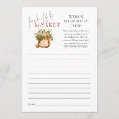 Fresh Off Market Who's Memory Vrijgezellenfeest Sp Kaart (Voorkant)