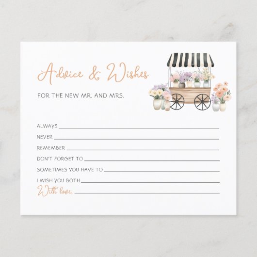 Fresh Off The Market advies en wensen Kaart (Voorkant)