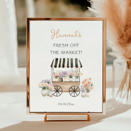 Fresh Off The Market Bloemen Vrijgezellenfeest Wel Poster