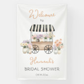 Fresh Off The Market Bloemen Vrijgezellenfeest Wel Spandoek (Verticaal)