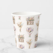 Fresh Off the Market Boeket Vrijgezellenfeest Papieren Bekers (Voorkant)