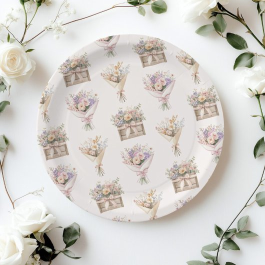 Fresh Off the Market Boeket Vrijgezellenfeest Papieren Bordje