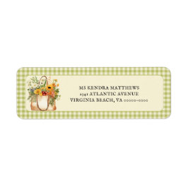 Fresh Off the Market Boeren Retour Adreslabel Etiket