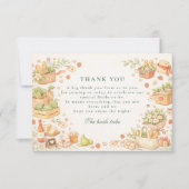 Fresh Off The Market Bridal Shower Bedankkaart (Voorkant)