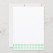 Fresh Off The Market Bridal Shower Bedankkaart (Achterkant)