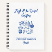 Fresh Off The Market Bridal Shower Guest Recipe  Notitieboek (Voorkant)