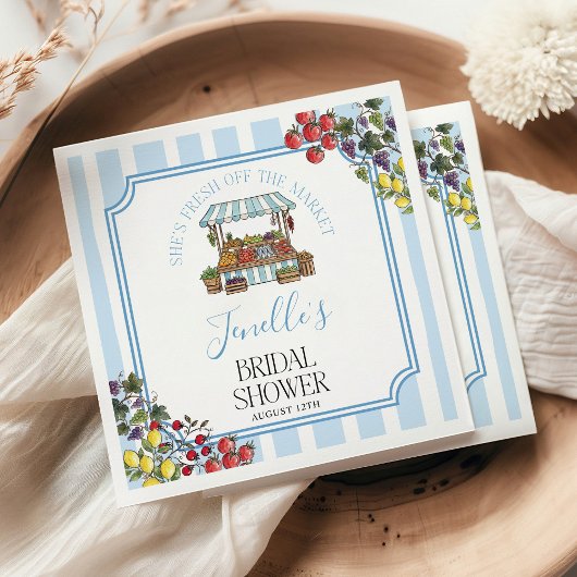 Fresh Off The Market Bridal Shower Servet