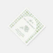 Fresh Off the Market Bridal Shower Servet (Hoek)