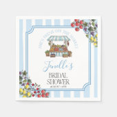 Fresh Off The Market Bridal Shower Servet (Voorkant)