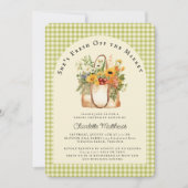 Fresh Off the Market Bridal Shower Uitnodiging (Voorkant)