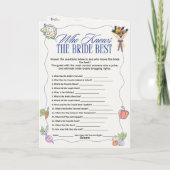 Fresh Off the Market Bridal Shower Wedding 4 Games (Achterkant)